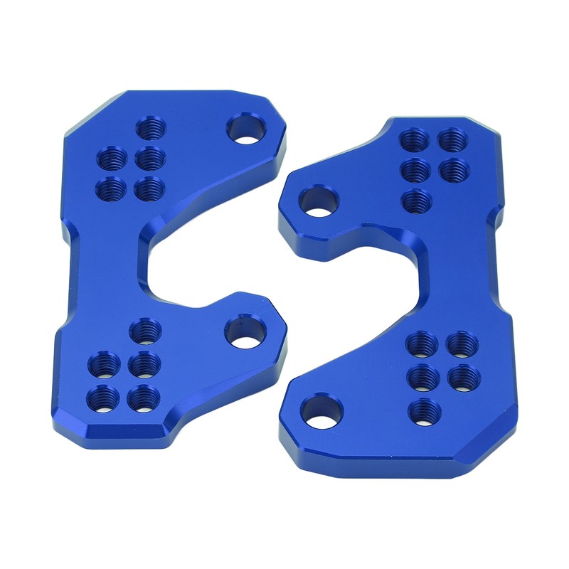 Motorcycle Adjustable Rearset Foot Pegs Mounting Base Replacement for YZF