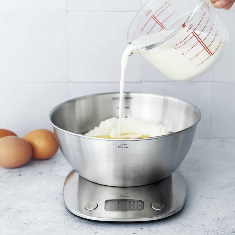 Lacor Digital Scale High Precision Removable Tray Stainless Steel LCD