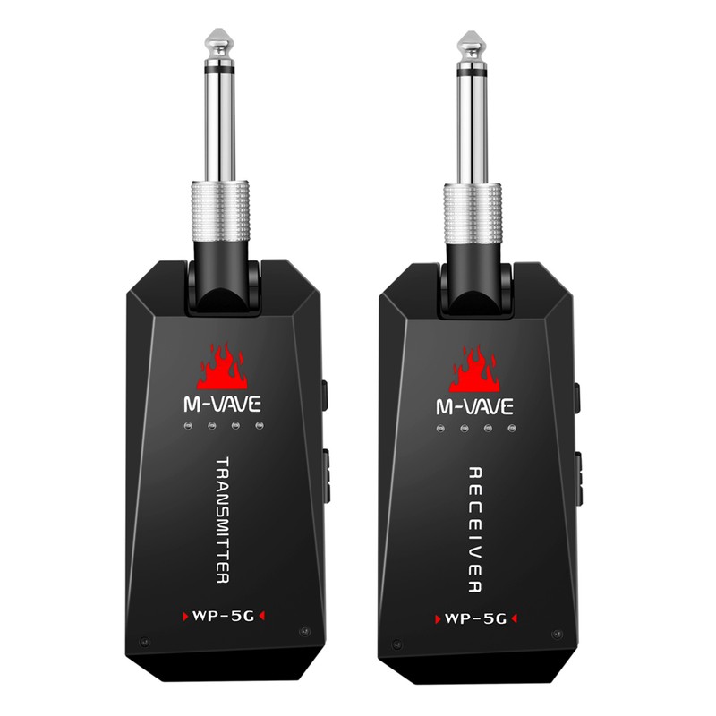 M-VAVE WP-5G Wireless 5.8G Guitar System Rechargeable Audio Transmitter and