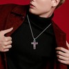 Cross Pendant Necklace For Mens Women Jewelry Religious Pendant Chain