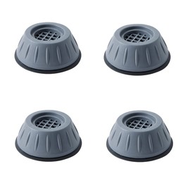 SUMPIGGER 4Pcs Shock and Noise Cancelling Washing Machine Support Reduce Shaking Noise and Anti Slip Anti Vibration Rubber Washing Machine Feet Pads Anti-Walk Dryer Washer Vibration Pads