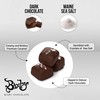 Bixby 6 Pack Dark Chocolate Sea Salted Caramels - Pure