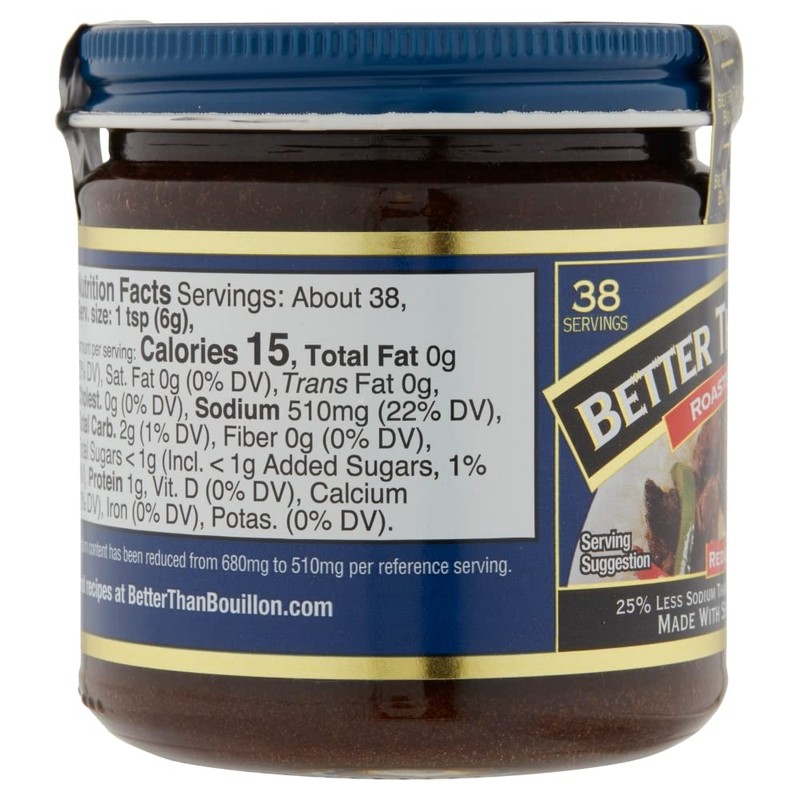 Better Than Bouillon All Natural Reduced Sodium Beef Base, Makes