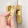 Wocoe 90 Degree Right Angle Gate Latches,Gold Zinc Alloy Flip
