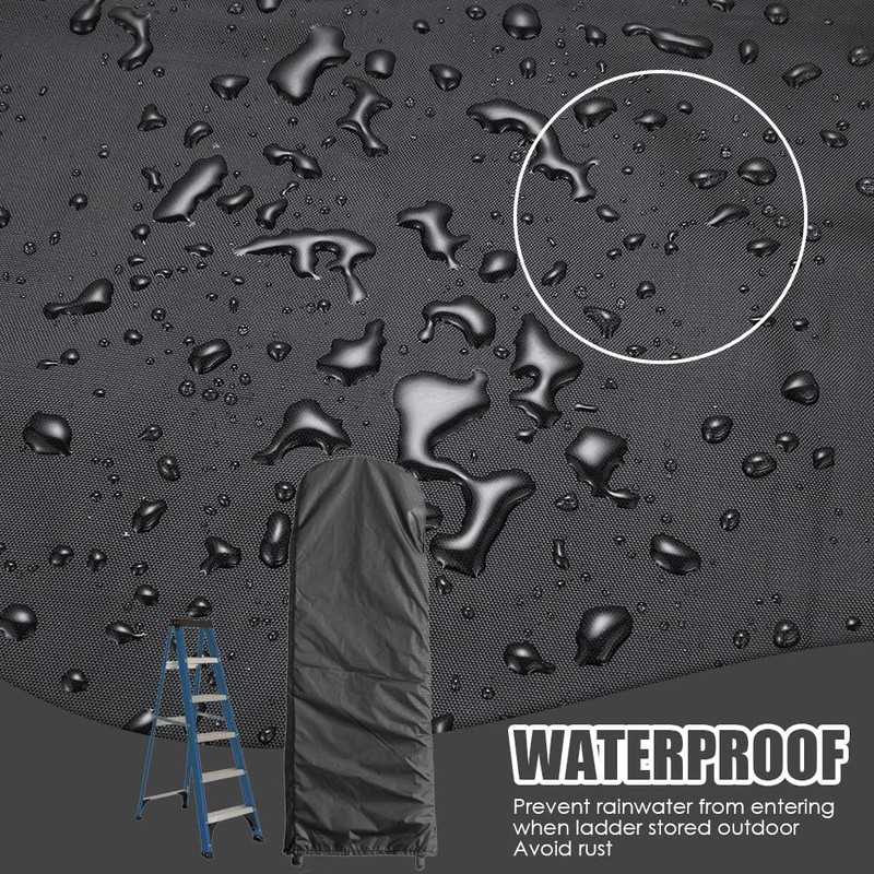 Gicov Folding Ladder Cover Outdoor Waterproof Protector for Ladder with