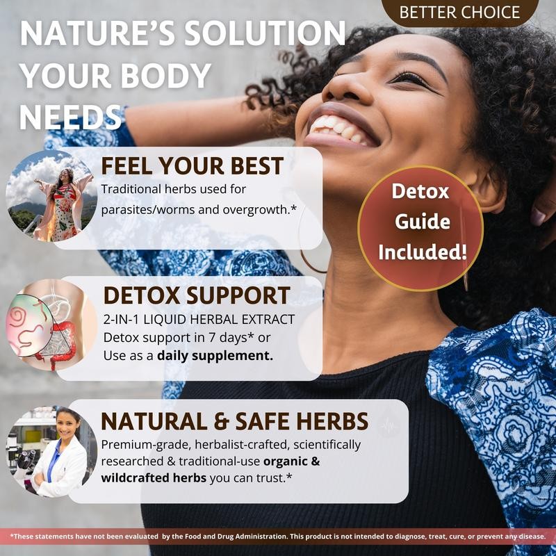 Para Dida Detox Wormwood + Black Walnut Hull Herbal Liquid