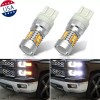 Awesome_miniatures 2x 7443 Switchback LED Turn Signal Light Bulbs For