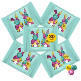M&M'S WORLD Easter Milk Chocolate Candy Favors, Festive Spring Themed Treats in sharable favor packs, Perfect for Egg Hunts, Basket Fillers, Party Favors, and Seasonal Snacking