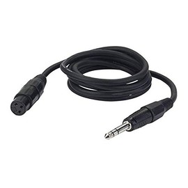 XLR Female auf Klinke Stereo schwarz 150cm