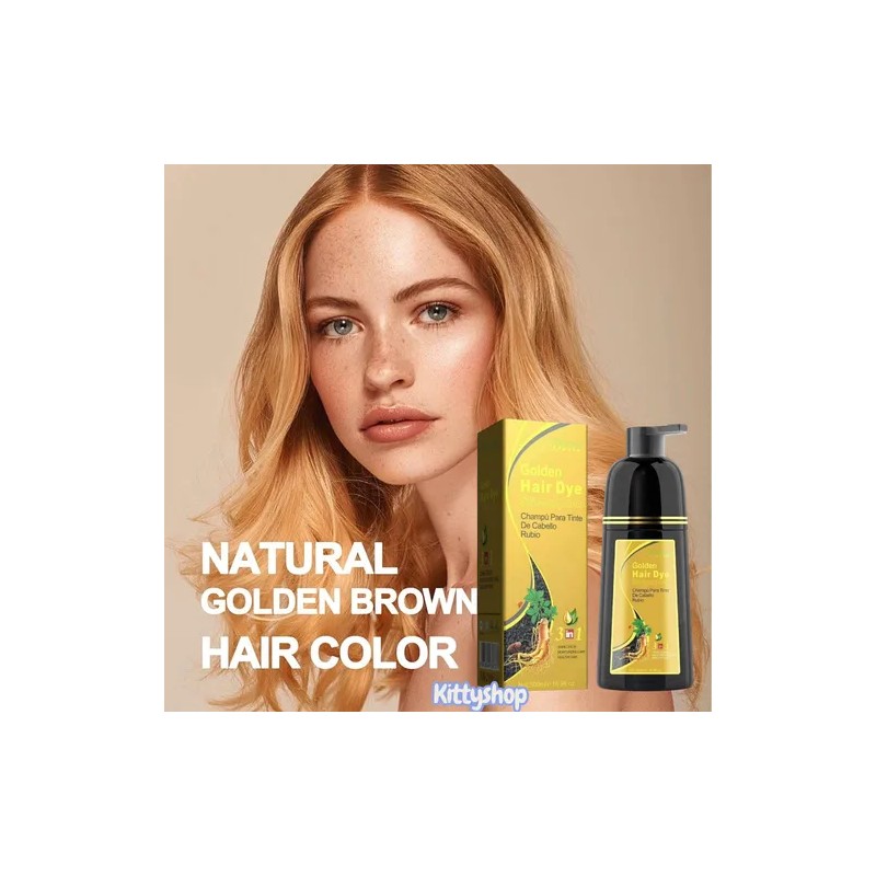 Shampoo Tinte Dexe Dorado 3en1 Rubio Natural Castaño 500 Ml