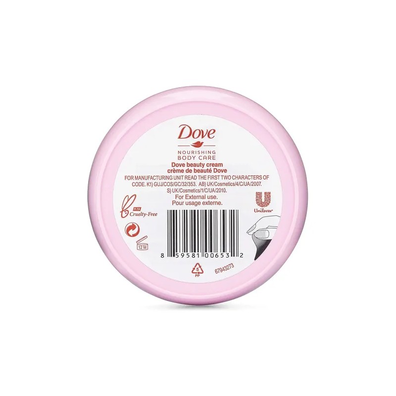 Crema Corporal Dove Body Care Beauty Cream Hidrata 24hr 75ml