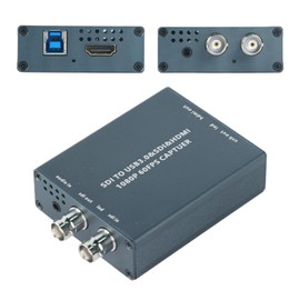 HDMI SDI Dual Output Capture Card,SDI to USB3.0 Capture Device,HDMI to USB 3.0 1080P60fps HD Video Broadcast Game Live Stream Free Driver