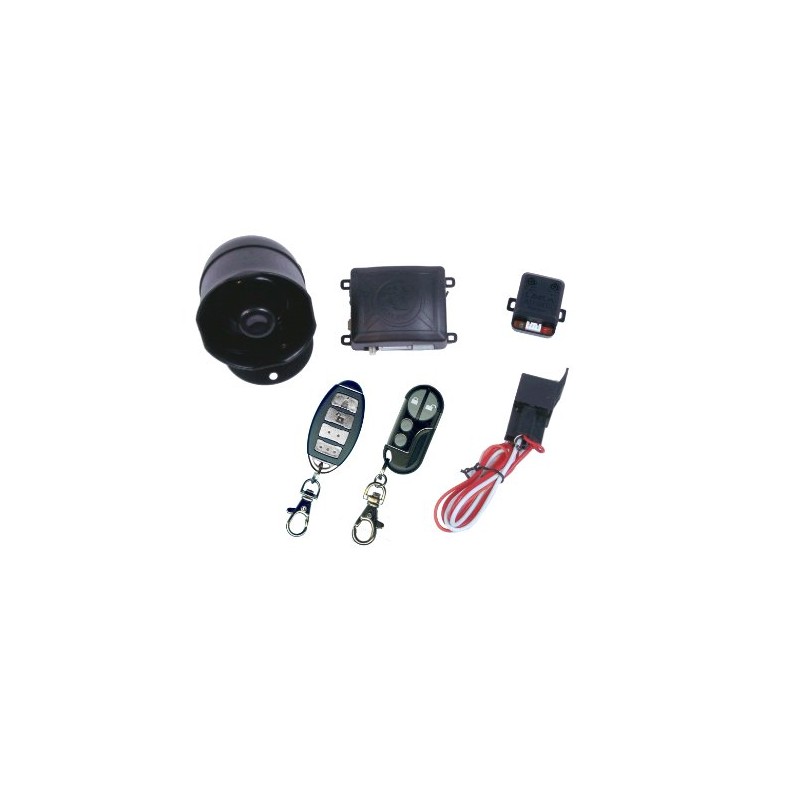 K9 MUNDIALSSX 1-Way Car Alarm Security System with 16 Programmable