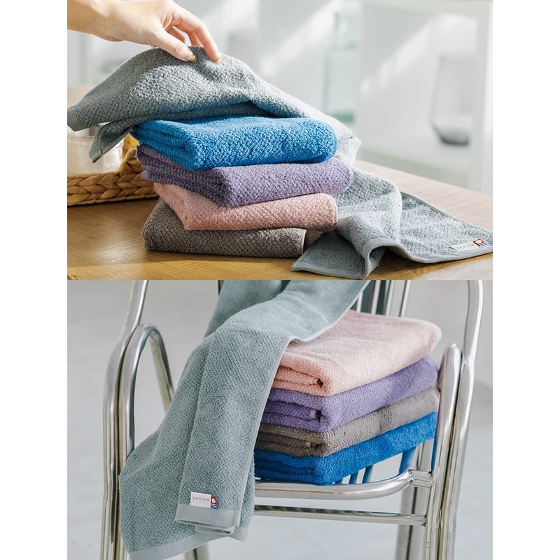 Imabari Towel, Large Bath Towel, Approx. 27.6 x 55.1 inches