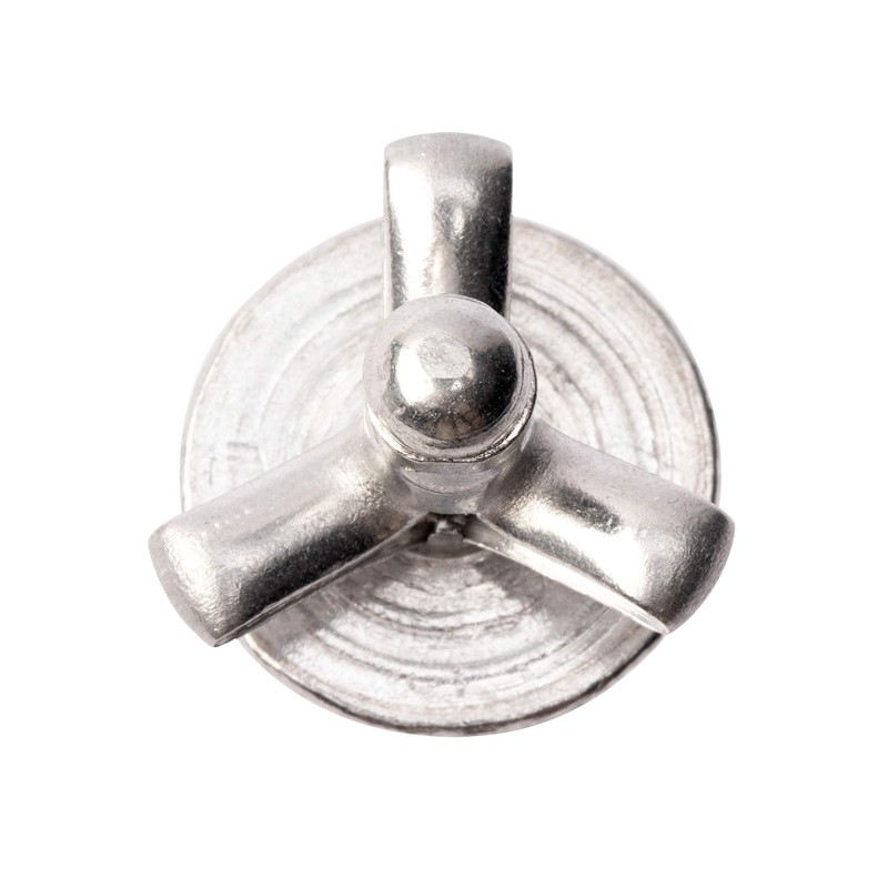 ISPINNER 50pcs 3/16" x 4/5" Large Head Tri-Fold Exploding Aluminum