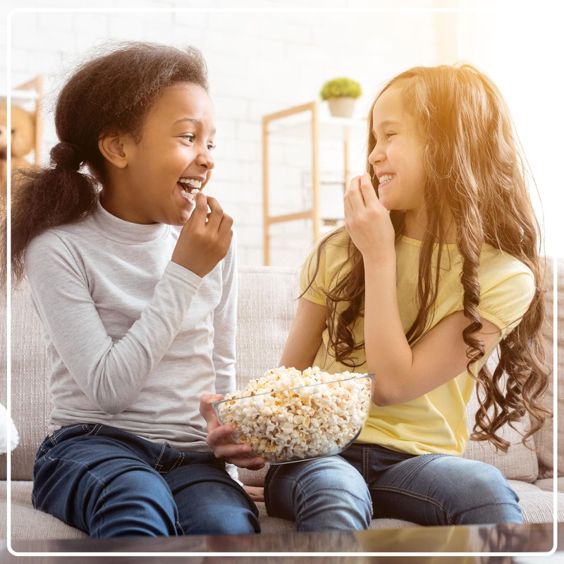 Nostalgia Hot-Air Electric Popcorn Maker, 8 Cups, Healthy Oil Free