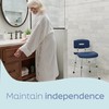 Medline Shower Chair with Backrest and Microban, Ideal for Disabled,