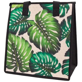 Tropical Paper Garden - Medium Insulated Lunch Bag - Monstera Muse Cream