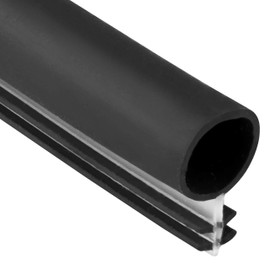Window Weatherstrip Seal 5/16" Bulb Bubble Kerf Mount 4 Colors & 6 Length Options (17', Black)