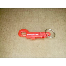 Snap-On Tools Brand Red Clip Key Chain Key Ring