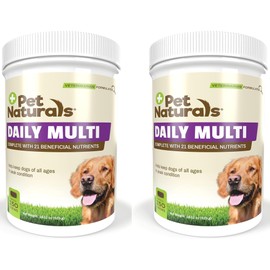 Pet Naturals Daily Multivitamin for Dogs, Veggie Flavor, 300 Chews - Yummy Chews with Amino Acids, and Antioxidants - Supports Energy, Metabolic Function and Pet Wellness