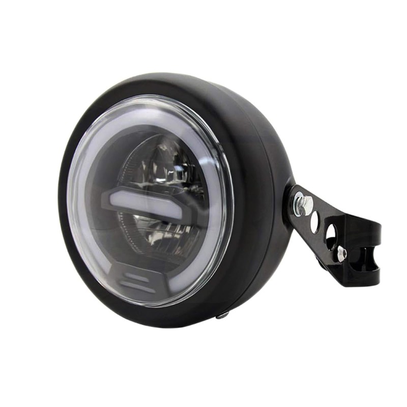 YIBO Retro Modified Motorcycle Headlight LED Day Traveling Aperture Headlight