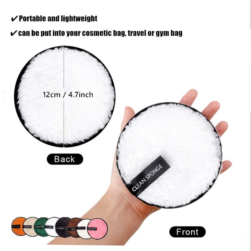 Reusable Make Up Remover Pads, Washable Eco-Friendly Cotton Face Wipes