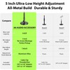 AA AUDIO ACCESSORY Short Mic Stand Desk, Ultra Low 5