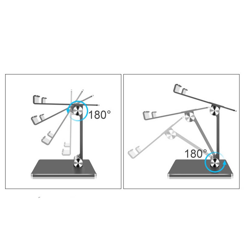 Tablet Stand Multi Angle Adjustment Folding Stable Aluminum Alloy Tablets