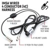 Rugged Radios IMSA Wired Car Harness - Connects Helmet Kit