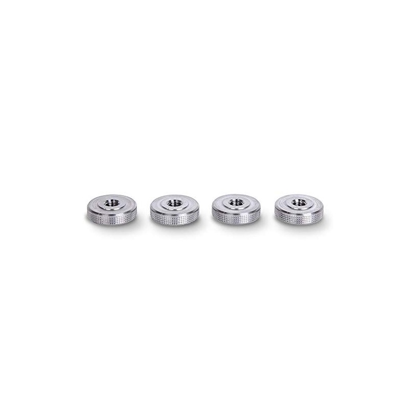 PrecisionGeek - Knurled Thumb Nuts/Female Thumb Wheel Lock Nut Adapter