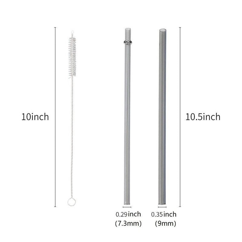 17 count Extra Long Reusable straws