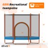 Ativafit 60'' Rebounder Trampoline Indoor Outdoor for Kids Ages 1-8,