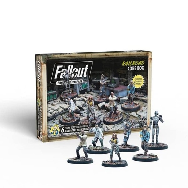 Modiphius Fallout - Wasteland Warfare - Railroad Core Box, Multi