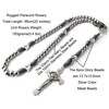 HanlinCC Large and Heavy Stainless Steel Beads Rugged Durable Paracord