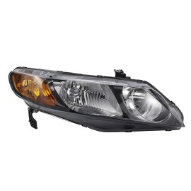 motor_parts2024 Sedan Headlights 4 Door Sedan Assembly Right Side For 2006-2011 Honda Civic