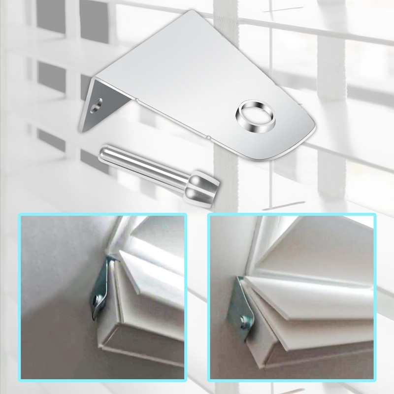 Antfly Metal Hold Down Brackets, Blinds Brackets, Blind Bottom Rail