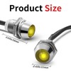Senpinkboo 10PCS Car Boat LED Indicator Light 12V 8mm Pilot
