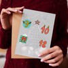 Christmas Advent Stickers, 1-24 Christmas Card Envelope Stickers, Sealing Stickers