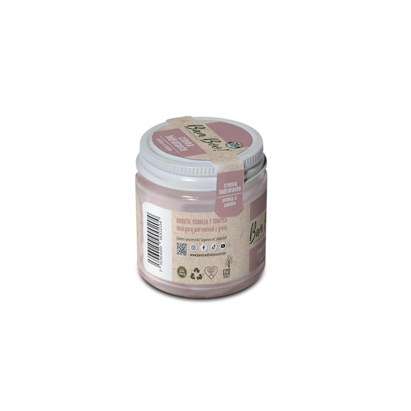 Crema Hidratante Natural Sandía Cara Cuerpo 100 Bam Boo Lifestyle