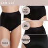 Camille Womens Two Pack Black Full Support Shapewear Briefs 22