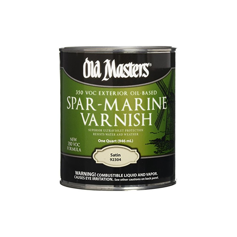 Old Masters 92304 Spar Marine Varnish, Satin