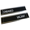 Sliding Signs - Entry Control - Engaged/Vacant (Or Your Wording)