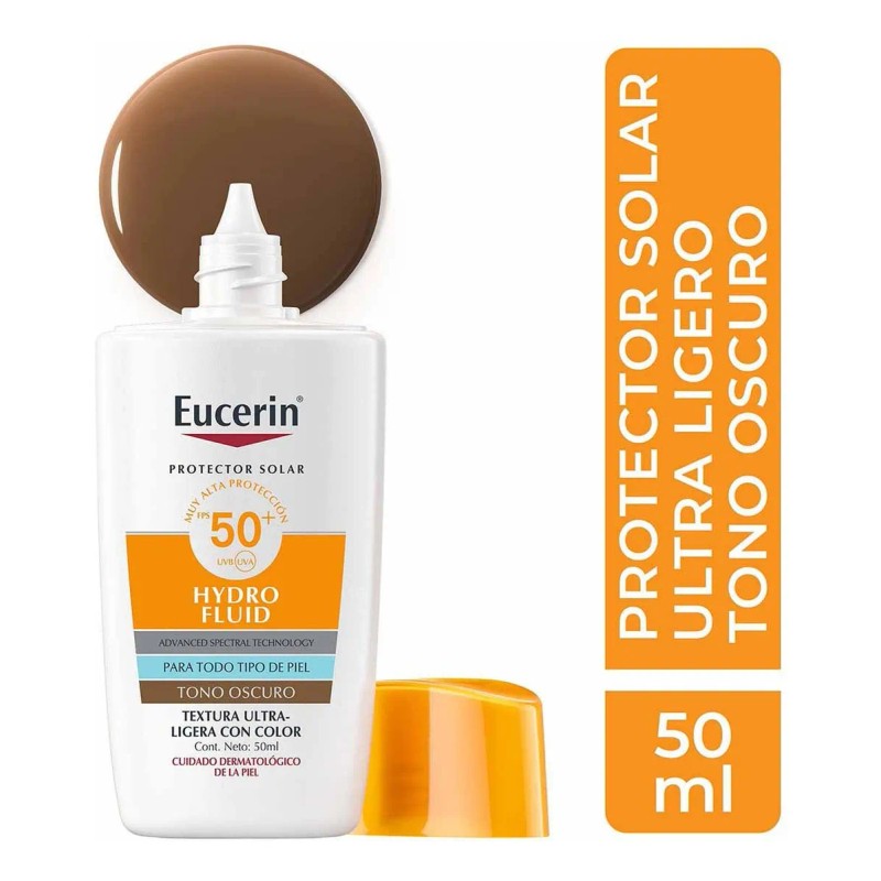 Eucerin Sun Face Hydro Fluid Fps Tono Bronze 50ml