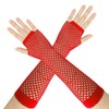 Fishnet Gloves, Mesh Gloves Fingerless for Women, 80s Outfit Woman,