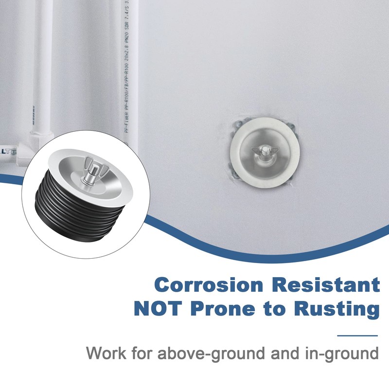4 inch Sewer Cleanout Cap, Practical Expansion Pipe Plug Durable