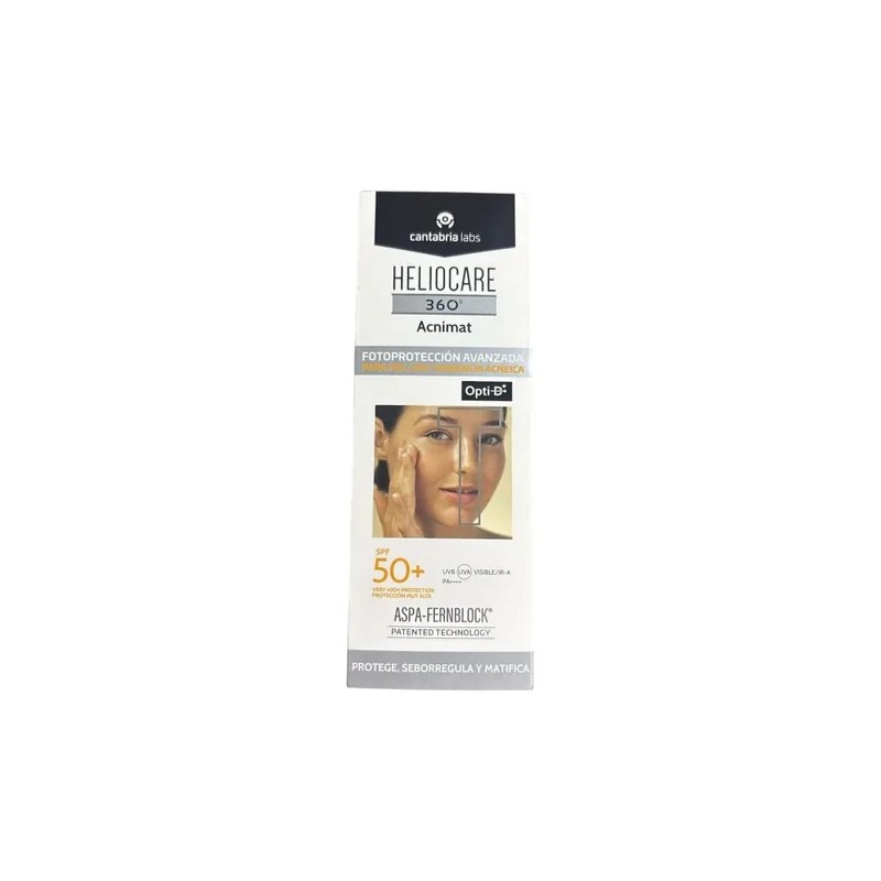 Heliocare 360 Acnimat Crema Invisible Fps 50, 50ml (acn)