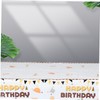 MERRYHAPY Home Decor Construction Plastic Tablecloth Stylish Practical for Parties