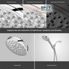 Pfister HydroFuse Handheld Shower Head, Hose Included, 6-Function, 1.75 GPM,