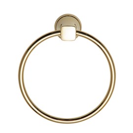 Relinse Towel Ring, Towel Rack, Accessories, Washroom, Toilet Supplies, Pale Gold S3219 Series S3219TRPG Body: Depth 2.1 inches (5.3 cm), Body: Height 6.6 inches (16.9 cm), Main Unit: Width 6.1 inches